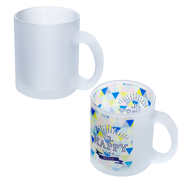 昇華転写対応グラスマグ　フロスト　300ml