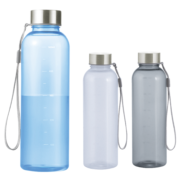 メモリ付きフロスティボトル(ストラップ付き)　550ml