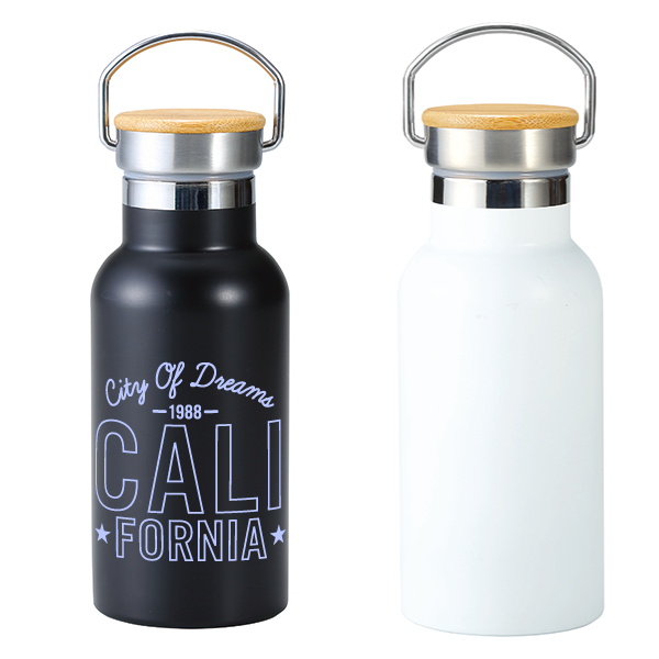 バンブーキャップ付き真空ステンレスボトル　340ml