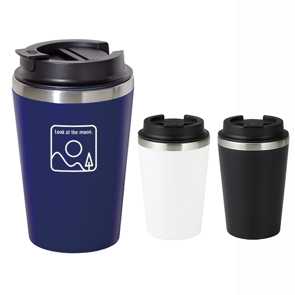 スタイリッシュ二重構造タンブラー(蓋付き)　380ml