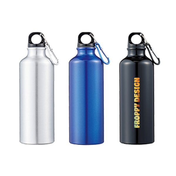 アルミスポーツボトル500(カラビナ付)　500ml