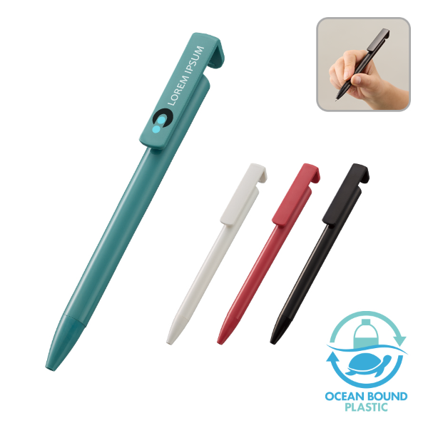 タンブラー名入れ工房 スマホスタンド付OBPボールペン(再生PET)