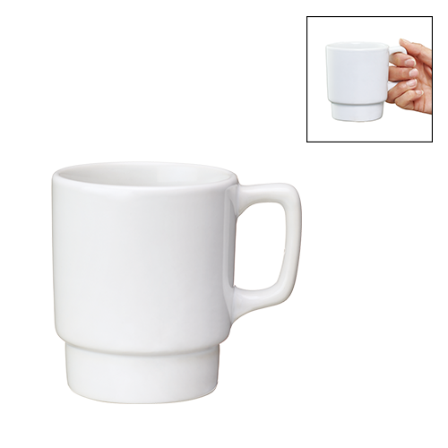 陶器マグカップ　スタッキング　260ml