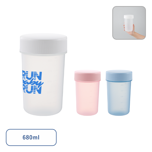目盛り付シンプルシェイカーボトル　680ml