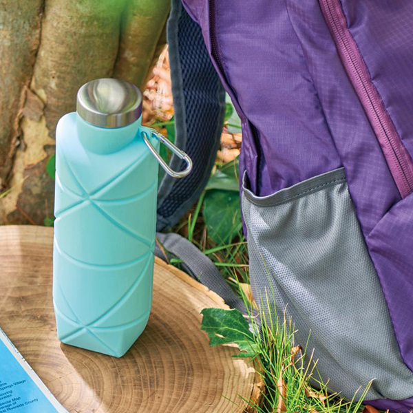 クシャッと折りたたみシリコンボトル　700ml